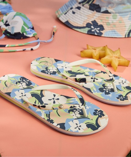 ROXY（ロキシー）の「PORTOFINO III/ロキシービーサン(ビーチサンダル)（サンダル・レディース・ホワイト/ホワイト系その他/バーガンディー/グリーン/ブルー/ブルー系その他・25cm/24cm/23cm）」の5枚目の写真
