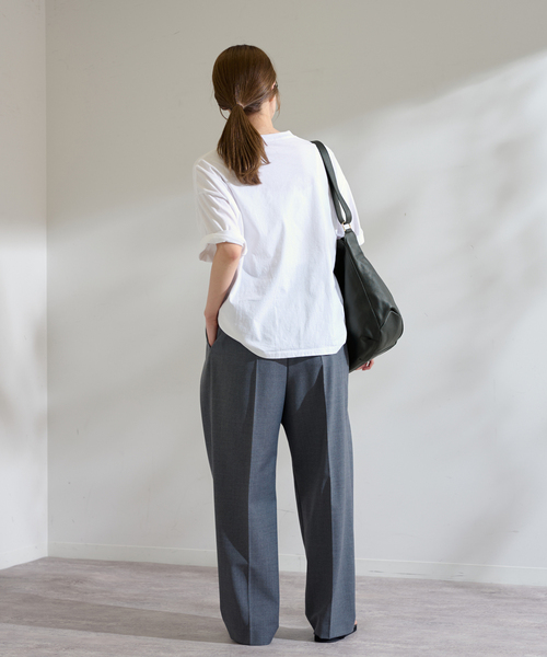 FRAMeWORK(フレームワーク)の「LA SCAIA/ラスカイア shoulder BAG(ショルダーバッグ・レディース・ブラック/ベージュ・FREE)」の5枚目の写真
