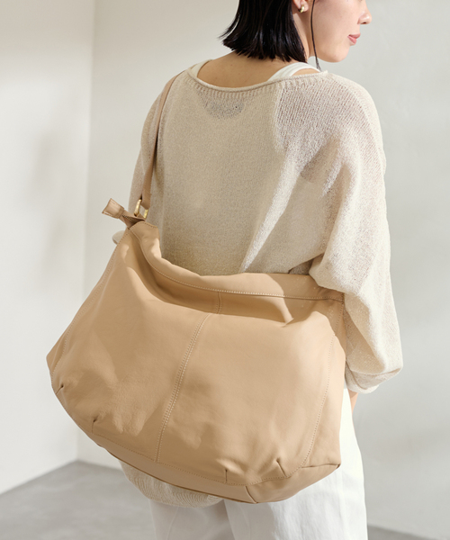 FRAMeWORK(フレームワーク)の「LA SCAIA/ラスカイア shoulder BAG(ショルダーバッグ・レディース・ブラック/ベージュ・FREE)」の9枚目の写真