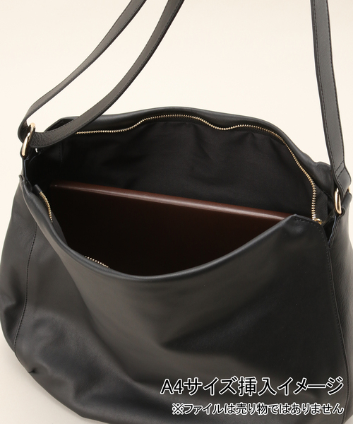 FRAMeWORK(フレームワーク)の「LA SCAIA/ラスカイア shoulder BAG(ショルダーバッグ・レディース・ブラック/ベージュ・FREE)」の16枚目の写真