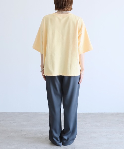 reca(レカ)の「【着丈が選べる!】大人ルーズなベーシックTシャツ(Tシャツ/カットソー・レディース・ブラック/グレー/オートミール/ミント/イエロー/ホワイト系その他・FREE)」の17枚目の写真