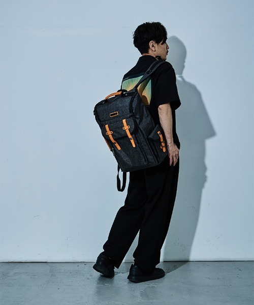 D.KELLY（ディーケリー）の「D.KELLY ナイロン3wayバイカラーバックパック メンズ バッグ ビスネスバッグ（バックパック/リュック・メンズ・グレー/ブラック・ONE SIZE）」の6枚目の写真