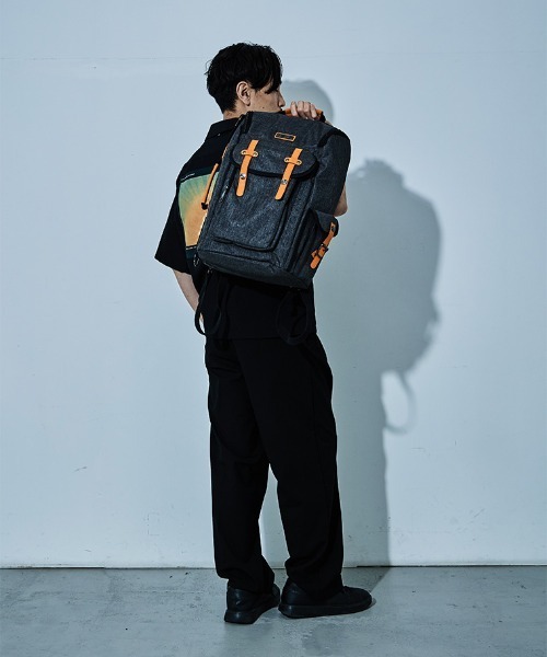 D.KELLY（ディーケリー）の「D.KELLY ナイロン3wayバイカラーバックパック メンズ バッグ ビスネスバッグ（バックパック/リュック・メンズ・グレー/ブラック・ONE SIZE）」の7枚目の写真