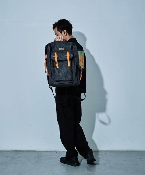 D.KELLY（ディーケリー）の「D.KELLY ナイロン3wayバイカラーバックパック メンズ バッグ ビスネスバッグ（バックパック/リュック・メンズ・グレー/ブラック・ONE SIZE）」の8枚目の写真
