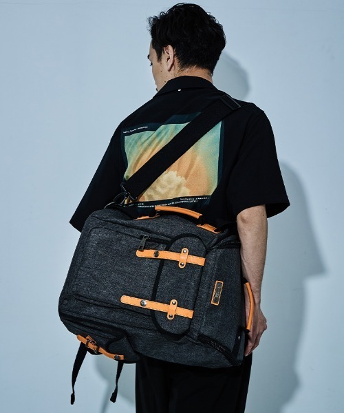 D.KELLY（ディーケリー）の「D.KELLY ナイロン3wayバイカラーバックパック メンズ バッグ ビスネスバッグ（バックパック/リュック・メンズ・グレー/ブラック・ONE SIZE）」の12枚目の写真