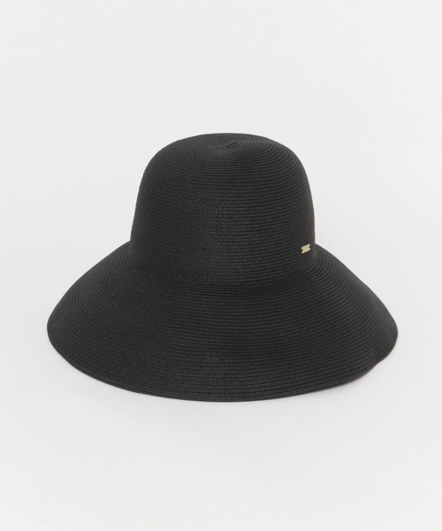 URBAN RESEARCH ROSSO WOMEN（アーバンリサーチ　ロッソ）の「PAPER WIDE BLIM HAT（ハット・レディース・ベージュ/ブラック・FREE）」の13枚目の写真