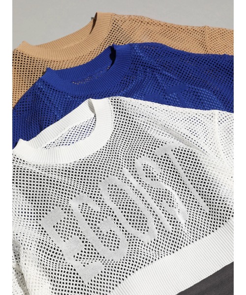 EGOIST（エゴイスト）の「EGOIST　SET2点　メッシュ+インナー（Tシャツ/カットソー・レディース・ブルー/ホワイト/ベージュ・FREE）」の8枚目の写真