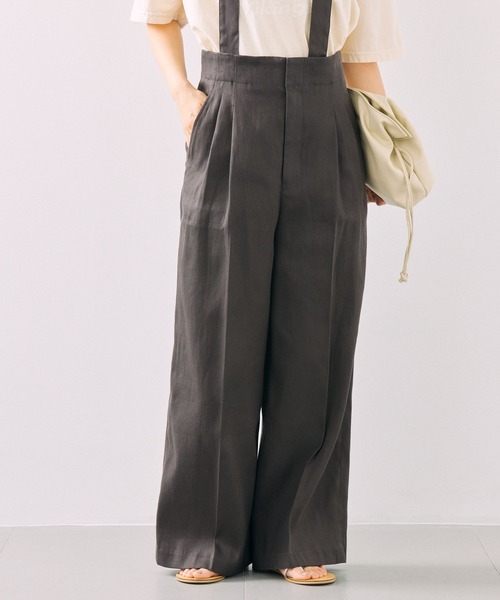 BABYLONE（バビロン）の「オックスホルタータックパンツ（その他パンツ・レディース・チャコール・フリー）」の14枚目の写真