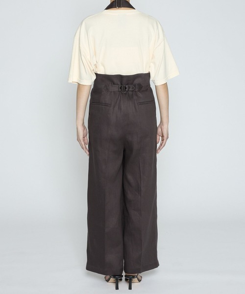 BABYLONE（バビロン）の「オックスホルタータックパンツ（その他パンツ・レディース・チャコール・フリー）」の7枚目の写真