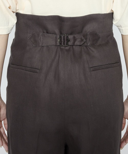 BABYLONE（バビロン）の「オックスホルタータックパンツ（その他パンツ・レディース・チャコール・フリー）」の11枚目の写真