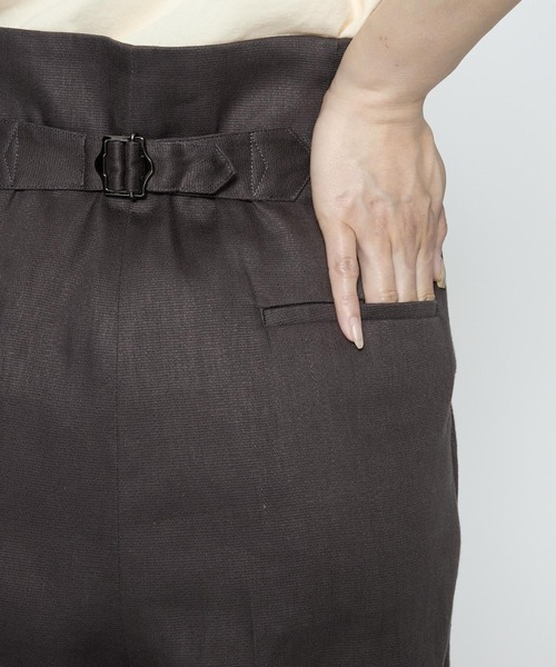 BABYLONE（バビロン）の「オックスホルタータックパンツ（その他パンツ・レディース・チャコール・フリー）」の12枚目の写真