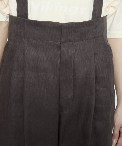 BABYLONE（バビロン）の「オックスホルタータックパンツ（その他パンツ・レディース・チャコール・フリー）」の4枚目の写真