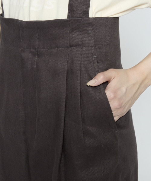 BABYLONE（バビロン）の「オックスホルタータックパンツ（その他パンツ・レディース・チャコール・フリー）」の5枚目の写真