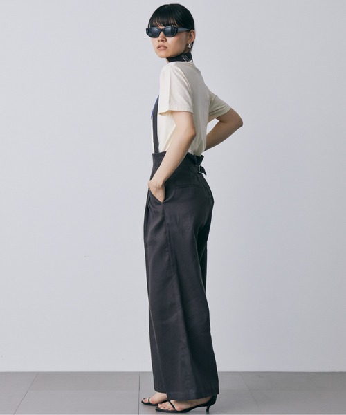 BABYLONE（バビロン）の「オックスホルタータックパンツ（その他パンツ・レディース・チャコール・フリー）」の22枚目の写真