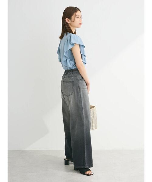 ELENCARE DUE（エレンカーレデュエ）の「・ELENCARE　DUEグラデーションデニムパンツ（デニムパンツ・レディース・ライトインディゴブルー/杢グレー・FREE）」の10枚目の写真