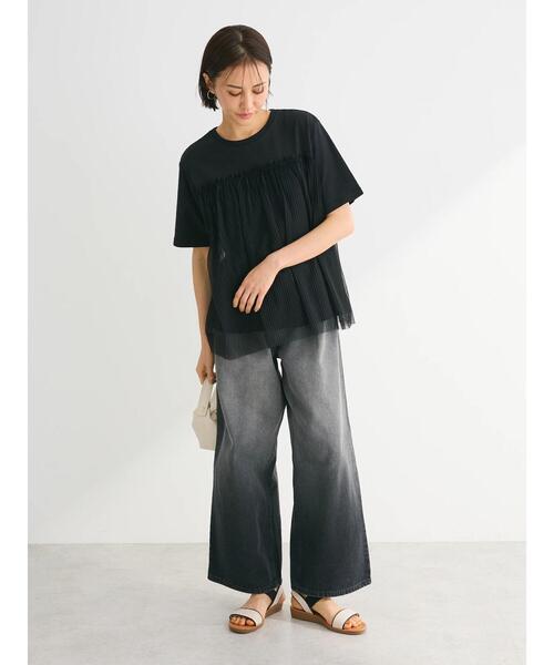 ELENCARE DUE（エレンカーレデュエ）の「・ELENCARE　DUEグラデーションデニムパンツ（デニムパンツ・レディース・ライトインディゴブルー/杢グレー・FREE）」の14枚目の写真