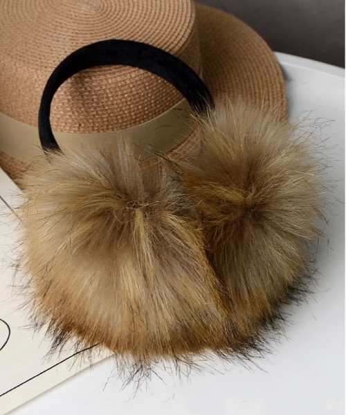 Burner（バーナー）の「【OKUOKU　0909】イヤーマフ 耳当て もこもこ oku-earmuff-657916622812-2（イヤーマフ・レディース・ピンク系その他2/ベージュ系その他2/グレー系その他/ピンクベージュ/ブラック/ピンク系その他/ホワイト系その他3/ピンク/ホワイト/ブラウン系その他2/ブラック系その他3/ホワイト系その他2/グレー/アイボリー系/ブラウン系その他/ブラック系その他2/ピンク系その他5/ピンク系その他4/ベージュ/ピンク系その他3/ピンク系その他6/ブラック系その他/オフホワイト/グレー系その他2/ベージュ系その他/ブルー系その他/ホワイト系その他・FREE）」の14枚目の写真
