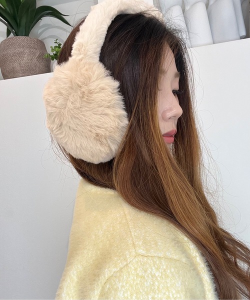Burner（バーナー）の「【OKUOKU　0909】イヤーマフ 耳当て もこもこ oku-earmuff-657916622812-2（イヤーマフ・レディース・ピンク系その他2/ベージュ系その他2/グレー系その他/ピンクベージュ/ブラック/ピンク系その他/ホワイト系その他3/ピンク/ホワイト/ブラウン系その他2/ブラック系その他3/ホワイト系その他2/グレー/アイボリー系/ブラウン系その他/ブラック系その他2/ピンク系その他5/ピンク系その他4/ベージュ/ピンク系その他3/ピンク系その他6/ブラック系その他/オフホワイト/グレー系その他2/ベージュ系その他/ブルー系その他/ホワイト系その他・FREE）」の16枚目の写真