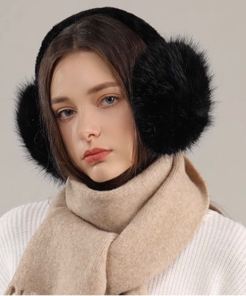 Burner（バーナー）の「【OKUOKU　0909】イヤーマフ 耳当て もこもこ oku-earmuff-657916622812-2（イヤーマフ・レディース・ピンク系その他2/ベージュ系その他2/グレー系その他/ピンクベージュ/ブラック/ピンク系その他/ホワイト系その他3/ピンク/ホワイト/ブラウン系その他2/ブラック系その他3/ホワイト系その他2/グレー/アイボリー系/ブラウン系その他/ブラック系その他2/ピンク系その他5/ピンク系その他4/ベージュ/ピンク系その他3/ピンク系その他6/ブラック系その他/オフホワイト/グレー系その他2/ベージュ系その他/ブルー系その他/ホワイト系その他・FREE）」の9枚目の写真