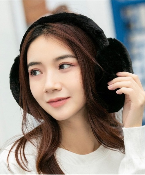 Burner（バーナー）の「【OKUOKU　0909】イヤーマフ 耳当て もこもこ oku-earmuff-657916622812-2（イヤーマフ・レディース・ピンク系その他2/ベージュ系その他2/グレー系その他/ピンクベージュ/ブラック/ピンク系その他/ホワイト系その他3/ピンク/ホワイト/ブラウン系その他2/ブラック系その他3/ホワイト系その他2/グレー/アイボリー系/ブラウン系その他/ブラック系その他2/ピンク系その他5/ピンク系その他4/ベージュ/ピンク系その他3/ピンク系その他6/ブラック系その他/オフホワイト/グレー系その他2/ベージュ系その他/ブルー系その他/ホワイト系その他・FREE）」の7枚目の写真