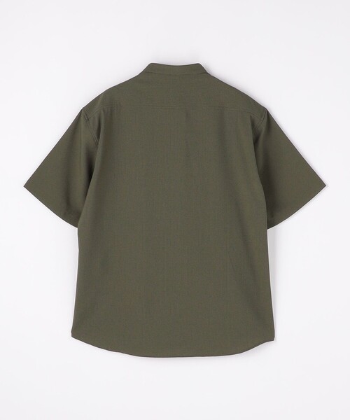 green label relaxing（グリーンレーベルリラクシング）の「【WEB限定】JUSTFIT 比翼 バンドカラー シャツ（シャツ/ブラウス・メンズ・ブラック/オリーブ/ホワイト・L/S/M/XL）」の22枚目の写真