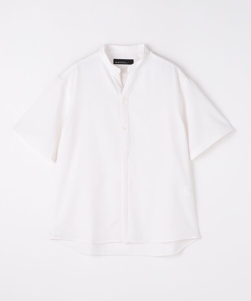 green label relaxing（グリーンレーベルリラクシング）の「【WEB限定】JUSTFIT 比翼 バンドカラー シャツ（シャツ/ブラウス・メンズ・ブラック/オリーブ/ホワイト・L/S/M/XL）」の14枚目の写真