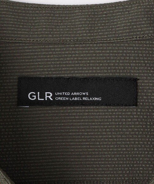 green label relaxing（グリーンレーベルリラクシング）の「【WEB限定】JUSTFIT 比翼 バンドカラー シャツ（シャツ/ブラウス・メンズ・ブラック/オリーブ/ホワイト・L/S/M/XL）」の12枚目の写真