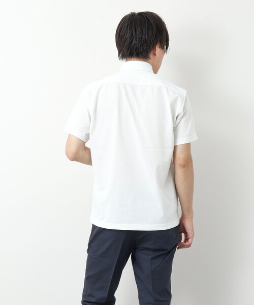 NOLLEY’S（ノーリーズ）の「《ビジカジ対応》吸水速乾 クジラBDポロシャツ（ポロシャツ・メンズ・ネイビー/グレー/ライトブルー/ホワイト/イエロー・M/L/XL/S）」の11枚目の写真