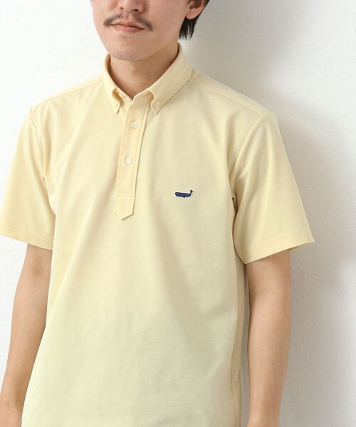 NOLLEY’S（ノーリーズ）の「《ビジカジ対応》吸水速乾 クジラBDポロシャツ（ポロシャツ・メンズ・ネイビー/グレー/ライトブルー/ホワイト/イエロー・M/L/XL/S）」の17枚目の写真