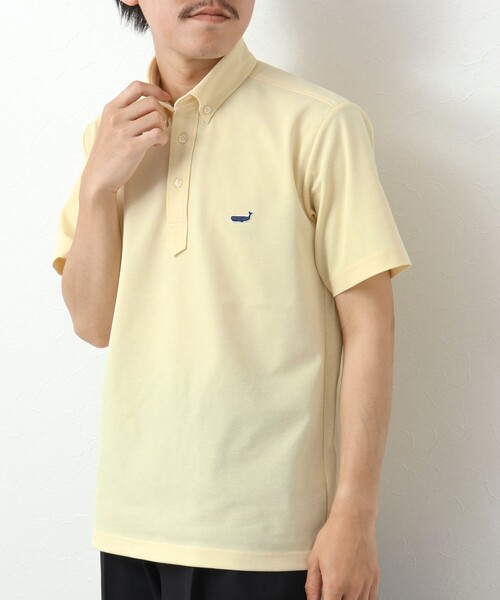 NOLLEY’S（ノーリーズ）の「《ビジカジ対応》吸水速乾 クジラBDポロシャツ（ポロシャツ・メンズ・ネイビー/グレー/ライトブルー/ホワイト/イエロー・M/L/XL/S）」の18枚目の写真