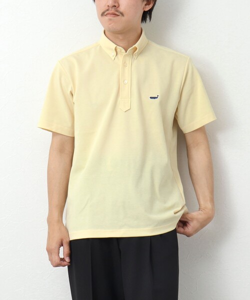 NOLLEY’S（ノーリーズ）の「《ビジカジ対応》吸水速乾 クジラBDポロシャツ（ポロシャツ・メンズ・ネイビー/グレー/ライトブルー/ホワイト/イエロー・M/L/XL/S）」の20枚目の写真