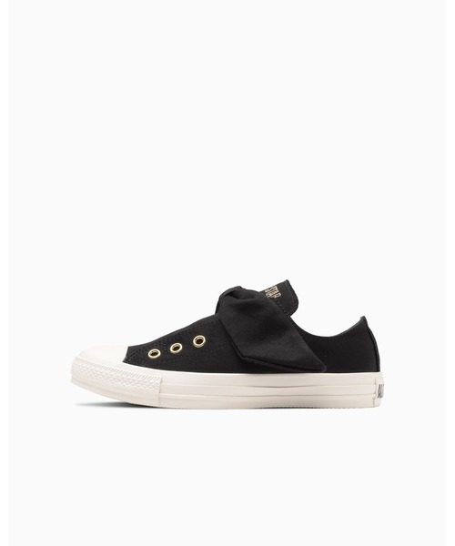 CONVERSE ALL STAR(コンバースオールスター)の「ALL STAR RIBBONSTRAP OX / オールスター リボンストラップ OX(スリッポン・レディース・ブラック・3/3.5/4/4.5/5/5.5/6)」の2枚目の写真