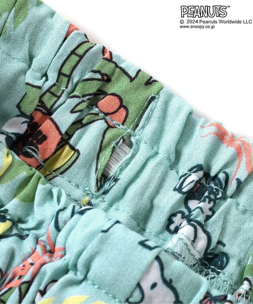 PEANUTS（ピーナッツ）の「PEANUTSコラボ アロハパンツ（その他パンツ・キッズ・オフホワイト/サックスブルー/レインボー・80/90/100/110/120/130）」の7枚目の写真