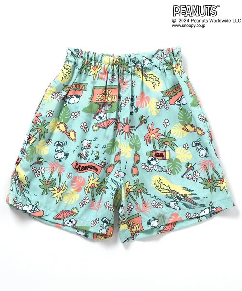 PEANUTS（ピーナッツ）の「PEANUTSコラボ アロハパンツ（その他パンツ・キッズ・オフホワイト/サックスブルー/レインボー・80/90/100/110/120/130）」の10枚目の写真