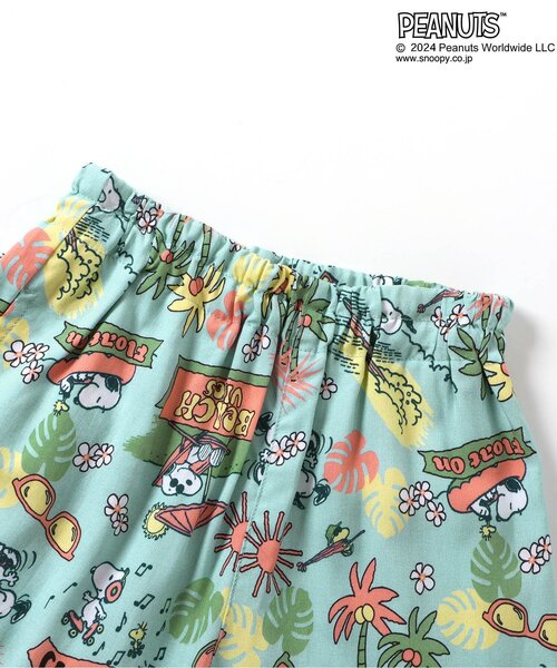 PEANUTS（ピーナッツ）の「PEANUTSコラボ アロハパンツ（その他パンツ・キッズ・オフホワイト/サックスブルー/レインボー・80/90/100/110/120/130）」の15枚目の写真