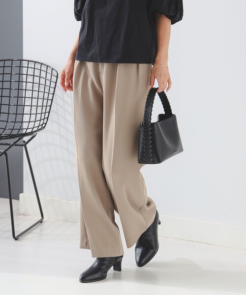 B:MING by BEAMS(ビーミングバイビームス)の「2タック ツイル パンツ(スラックス・レディース・ブラック系その他4/ブラウン系その他・MEDIUM/SMALL)」の8枚目の写真