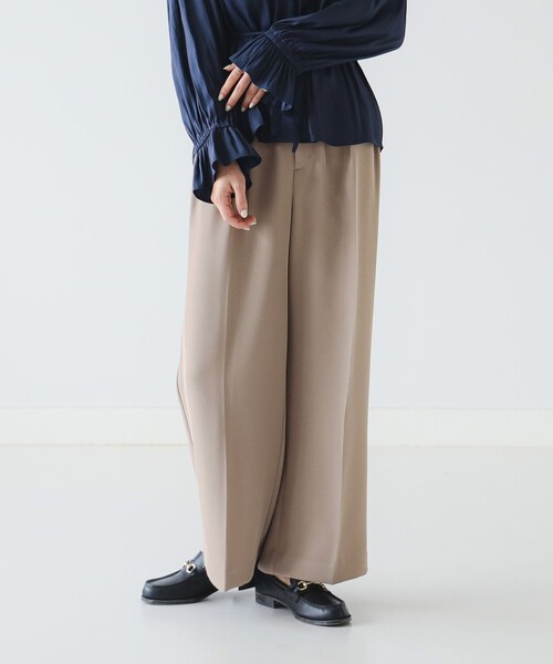 B:MING by BEAMS(ビーミングバイビームス)の「2タック ツイル パンツ(スラックス・レディース・ブラック系その他4/ブラウン系その他・MEDIUM/SMALL)」の14枚目の写真