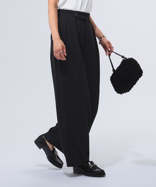 B:MING by BEAMS(ビーミングバイビームス)の「2タック ツイル パンツ(スラックス・レディース・ブラック系その他4/ブラウン系その他・MEDIUM/SMALL)」の20枚目の写真