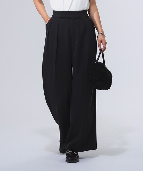 B:MING by BEAMS(ビーミングバイビームス)の「2タック ツイル パンツ(スラックス・レディース・ブラック系その他4/ブラウン系その他・MEDIUM/SMALL)」の21枚目の写真