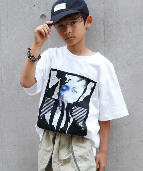 UNIT CHEST（ユニットチェスト）の「【UNIT CHEST】unique unisex T-shirt　FACE to FACE Tシャツ（Tシャツ/カットソー・メンズ・ホワイト/ブラック・L/M/S）」の13枚目の写真
