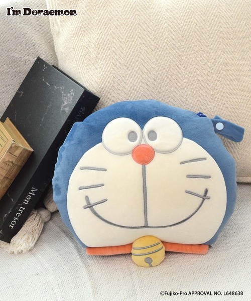 Flowering（フラワーリング）の「I’M DORAEMON/2WAYネックピロー（トラベルグッズ・レディース・ブルー・FREE）」の6枚目の写真