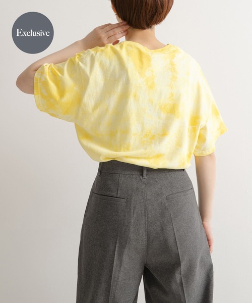 STAR&STRIPE（スターアンドストライプ）の「『一部別注カラー』STAR&STRIPE　タイダイTシャツ（Tシャツ/カットソー・レディース・ブラック/グレー/イエロー/ピンク・LARGE）」の3枚目の写真