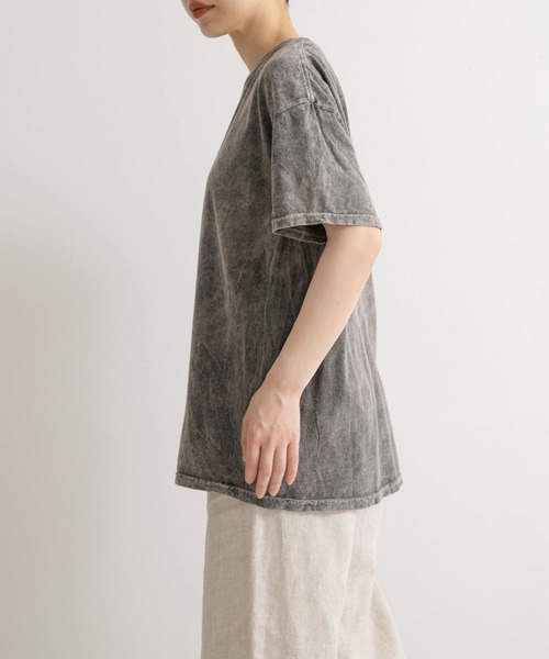 STAR&STRIPE（スターアンドストライプ）の「『一部別注カラー』STAR&STRIPE　タイダイTシャツ（Tシャツ/カットソー・レディース・ブラック/グレー/イエロー/ピンク・LARGE）」の6枚目の写真