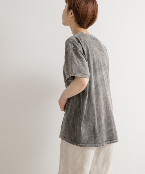 STAR&STRIPE（スターアンドストライプ）の「『一部別注カラー』STAR&STRIPE　タイダイTシャツ（Tシャツ/カットソー・レディース・ブラック/グレー/イエロー/ピンク・LARGE）」の7枚目の写真