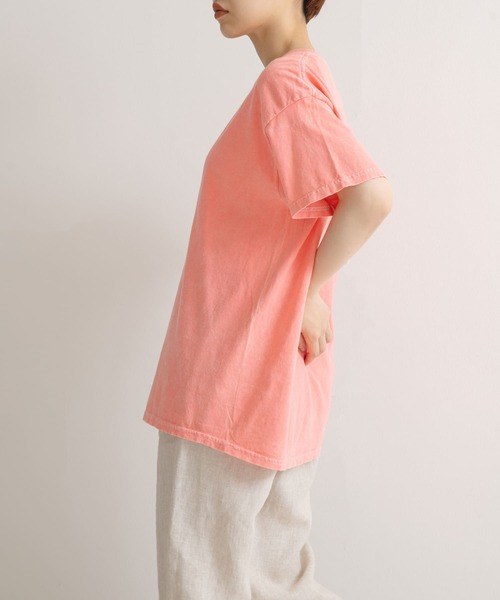 STAR&STRIPE（スターアンドストライプ）の「『一部別注カラー』STAR&STRIPE　タイダイTシャツ（Tシャツ/カットソー・レディース・ブラック/グレー/イエロー/ピンク・LARGE）」の12枚目の写真