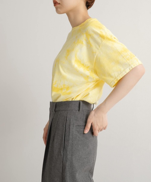 STAR&STRIPE（スターアンドストライプ）の「『一部別注カラー』STAR&STRIPE　タイダイTシャツ（Tシャツ/カットソー・レディース・ブラック/グレー/イエロー/ピンク・LARGE）」の14枚目の写真