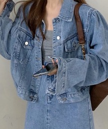 c.u.l | ドロップショルダー デニムジャケット culw727(デニムジャケット)