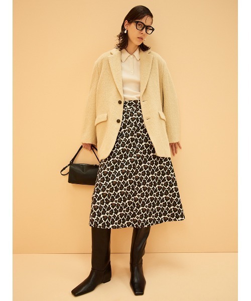 Mila Owen(ミラオーウェン)の「ポロ衿リブニットプルオーバー(ニット/セーター・レディース・ブラウン/ブラック/アイボリー/グレー・0/1)」の7枚目の写真