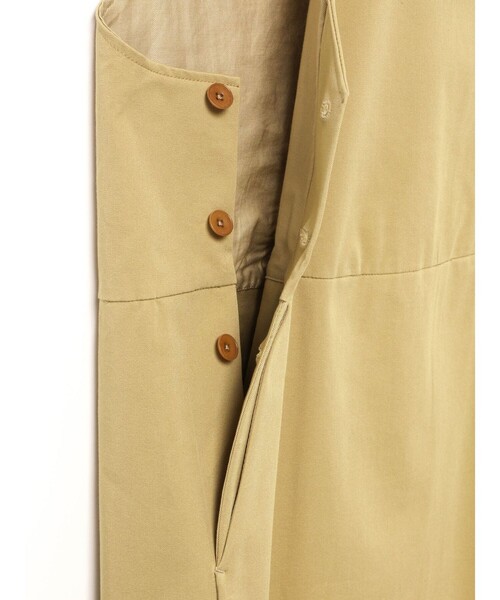 MidiUmi（ミディウミ）の「MidiUmi Vネックジャンパースカート（ワンピース・レディース・ベージュ/ネイビー/チャコールグレー・FREE）」の15枚目の写真