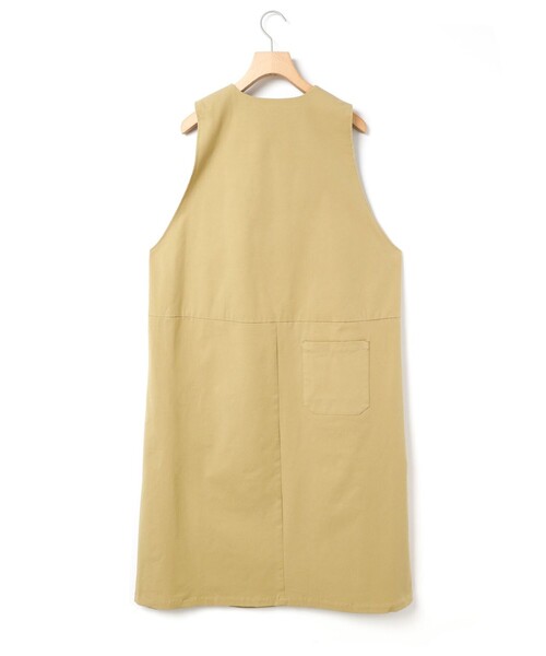 MidiUmi（ミディウミ）の「MidiUmi Vネックジャンパースカート（ワンピース・レディース・ベージュ/ネイビー/チャコールグレー・FREE）」の17枚目の写真